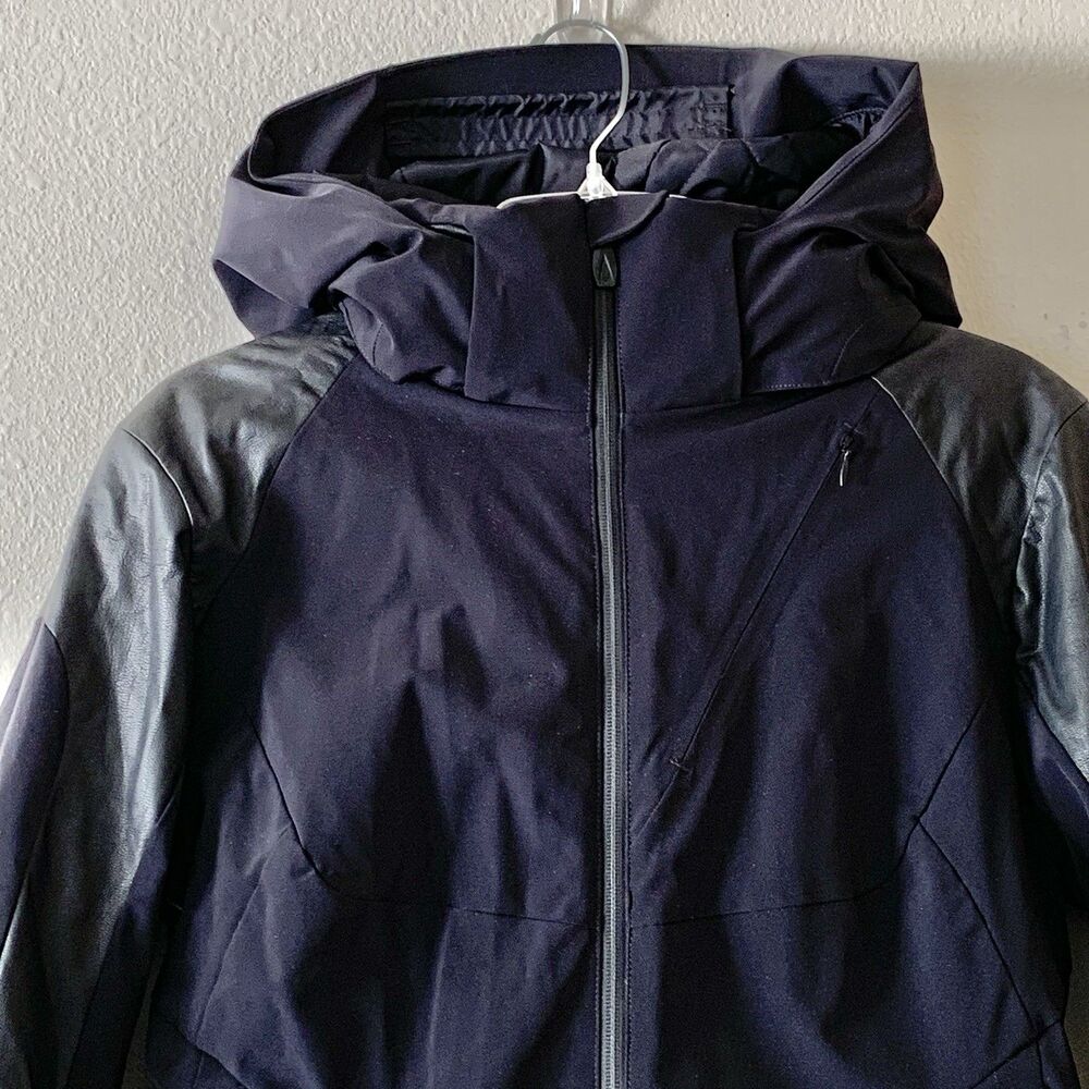 Spyder Womens Liberty Jacket Black Waterproof PrimaLoft Insulated Ski Coat Sz 10